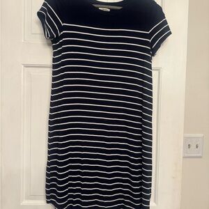 Maurices Navy and White tshirt Mini Dress